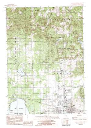 Cadillac North USGS topographic map 44085c4