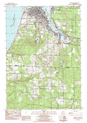 Manistee USGS topographic map 44086b3