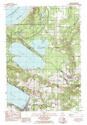 Beulah USGS topographic map 44086f1