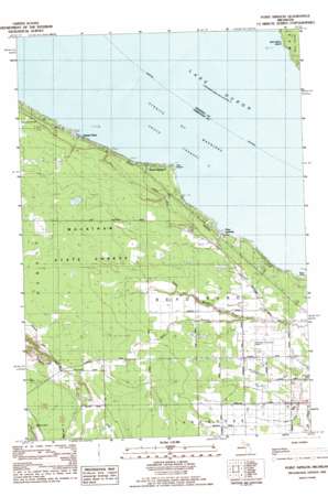 Point Nipigon USGS topographic map 45084f5