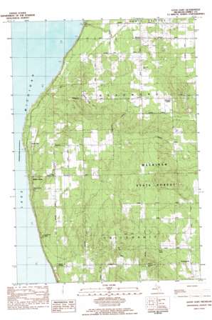 Beaver Island USGS topographic map 45085e1