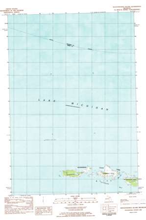 Waugoshance Island topo map