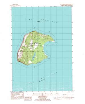 North Manitou Island USGS topographic map 45086a1