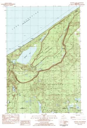 Trappers Lake topo map