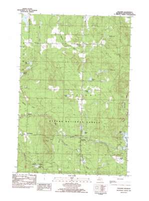 Paulding USGS topographic map 46089d2