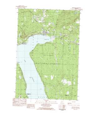 Bergland USGS topographic map 46089e5
