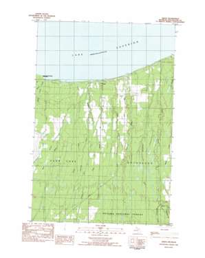 Green USGS topographic map 46089g4