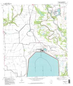 Blessing SE USGS topographic map 28096g1