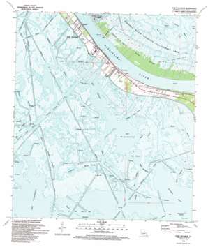 Port Sulphur USGS topographic map 29089d6