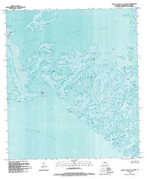 Grand Bayou du Large USGS topographic map 29090b8