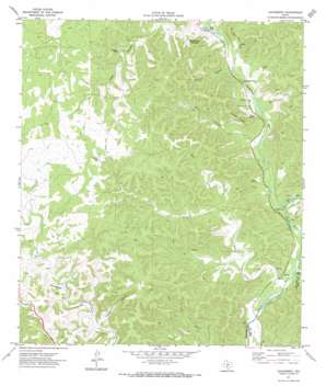 Hackberry USGS topographic map 29100h1