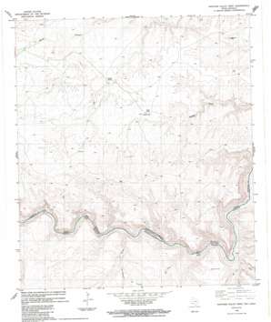 Panther Gulch West topo map