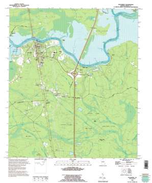 Woodbine USGS topographic map 30081h6