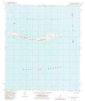Petit Bois Island USGS topographic map 30088b4