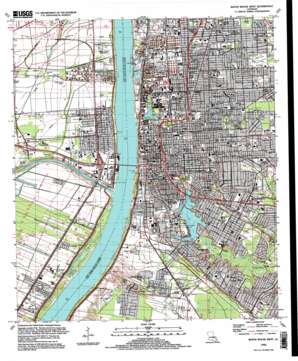 Baton Rouge West USGS topographic map 30091d2