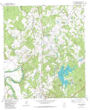 Lake Bastrop USGS topographic map 30097b3