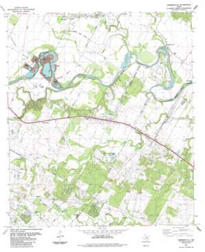 Webberville USGS topographic map 30097b5