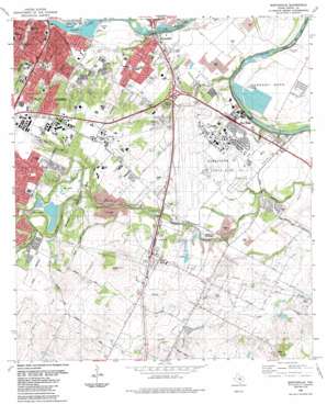 Montopolis USGS topographic map 30097b6