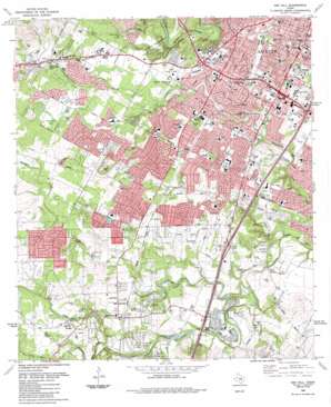 Oak Hill USGS topographic map 30097b7