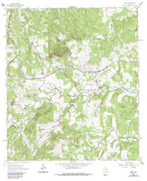 Henly topo map