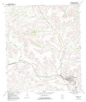 Sanderson USGS topographic map 30102b4