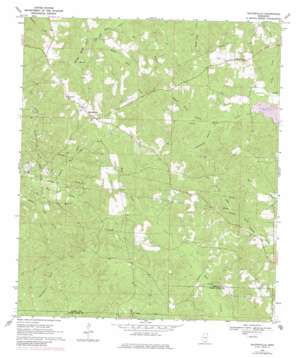 Baxterville USGS topographic map 31089a5