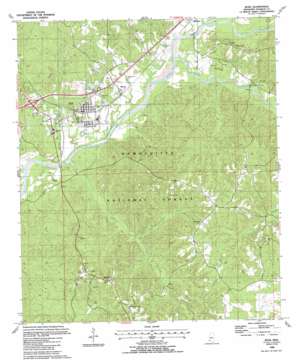 Bude USGS topographic map 31090d7