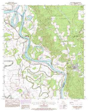 Montgomery topo map