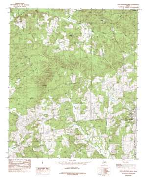 San Augustine West USGS topographic map 31094e2