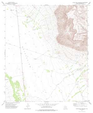 Bitter Well Mountain USGS topographic map 31104e7