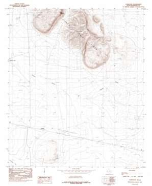 Cornudas USGS topographic map 31105g4