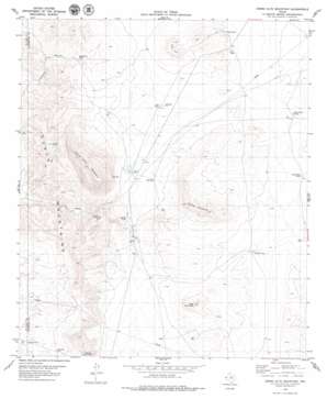 Cerro Alto Mountain USGS topographic map 31105h8