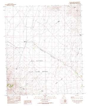 Hatchet Ranch topo map