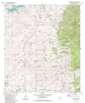 Cumero Canyon USGS topographic map 31110d7