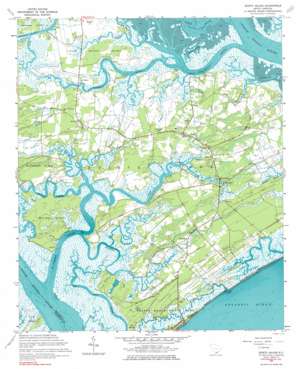 Edisto Island USGS topographic map 32080e3