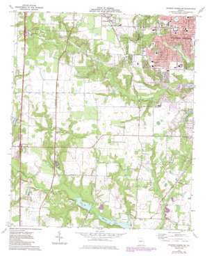 Warner Robins SW USGS topographic map 32083e6