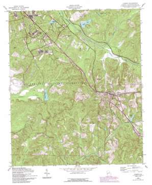 Cusseta USGS topographic map 32084c7