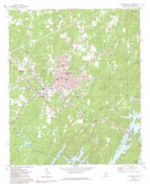 Alexander City USGS topographic map 32085h8