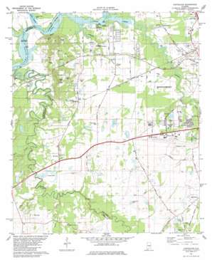 Cantelous USGS topographic map 32086c4