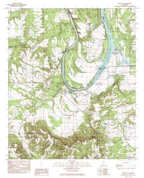 Benton USGS topographic map 32086c7