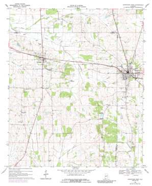 Uniontown West USGS topographic map 32087d5