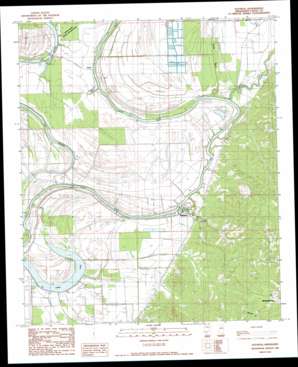 Satartia USGS topographic map 32090f5