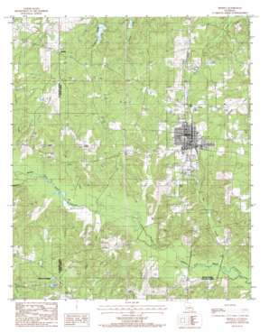 Bernice USGS topographic map 32092g6