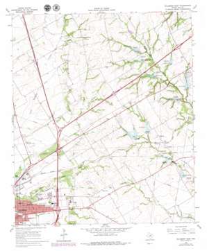 Cleburne USGS topographic map 32097a1