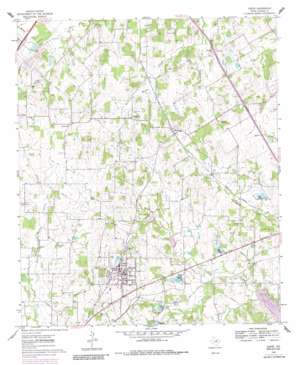 Cleburne East USGS topographic map 32097d3