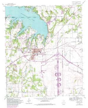 Grapevine USGS topographic map 32097h1
