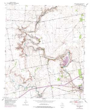 Cedar Bend topo map