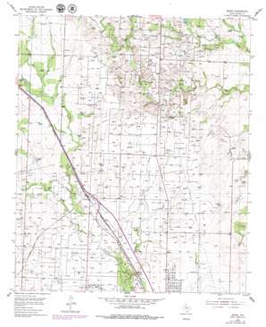 Brand USGS topographic map 32100g8