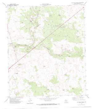 Five Wells Ranch topo map