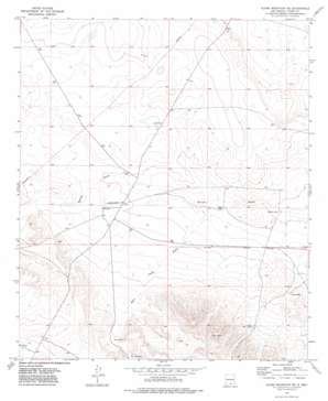Alamo Mountain NE USGS topographic map 32105b5